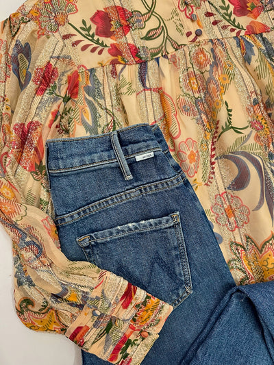 Milena Top in Butter Multi