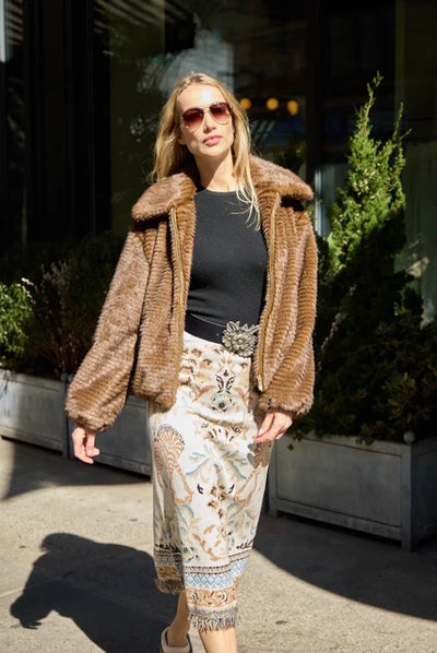 Garbo Bomber in New Mink