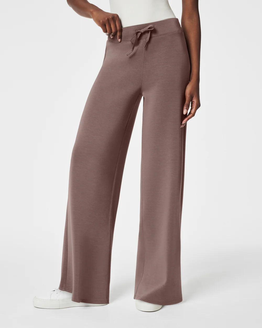 Air Essentials Wide Leg Pant in Smoke