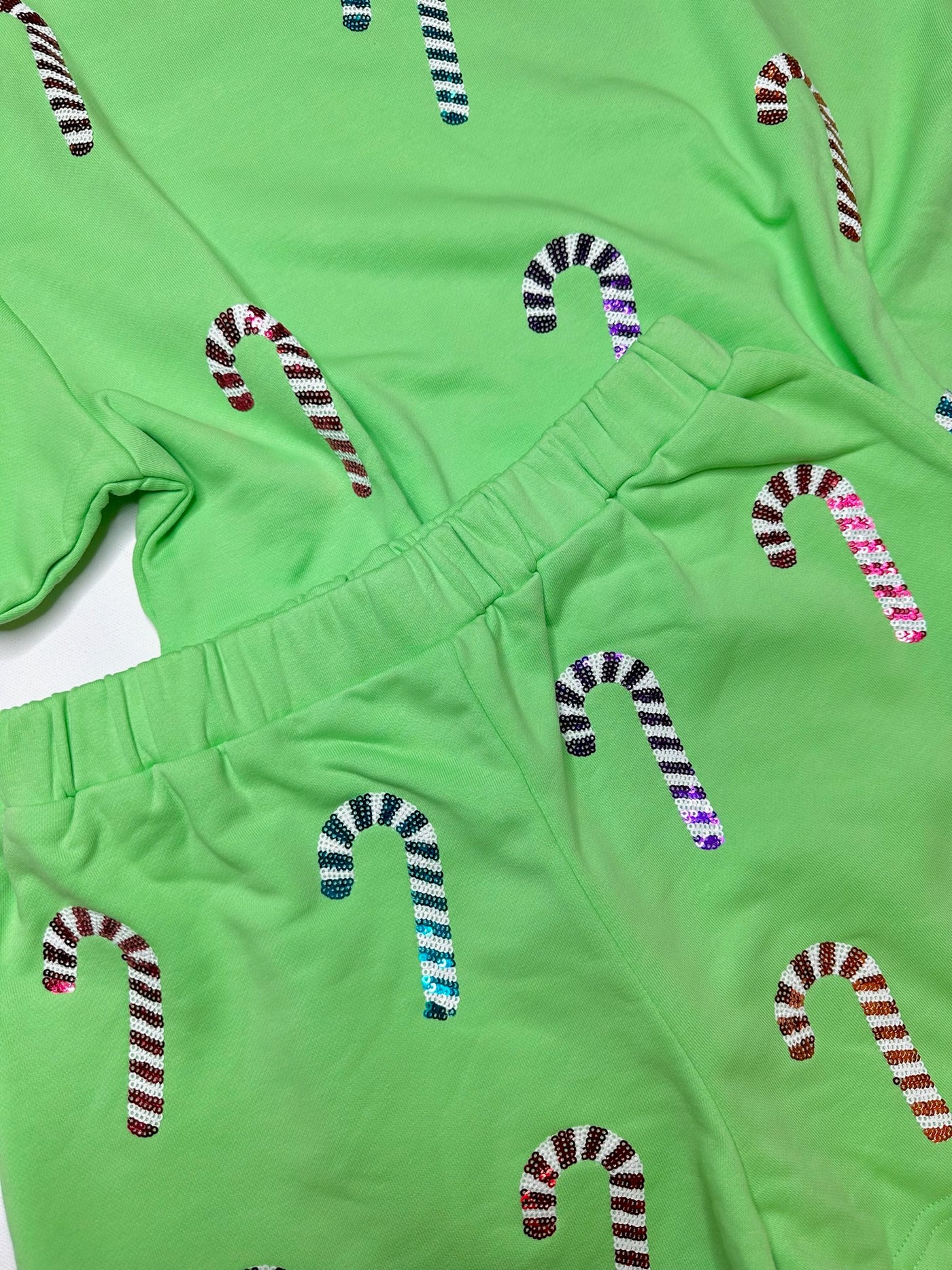 Candy Cane Sweatshirt in Green