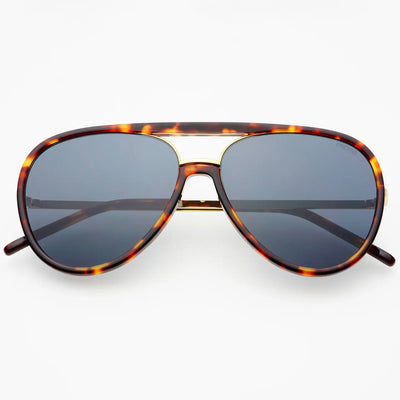 Shay Sunglasses in Tortoise / Solid Gray