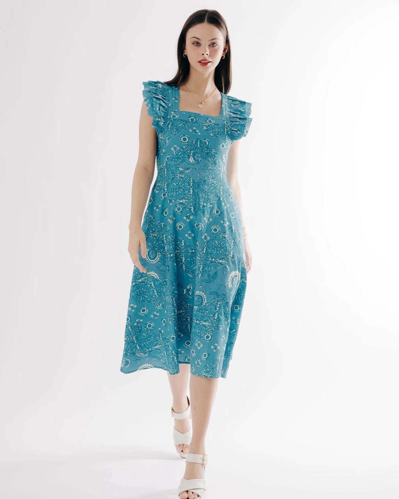 Arya Dress in Amelie Print