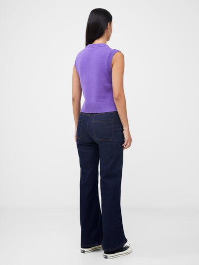 Mozart Sleeveless Vest in Passion Flower