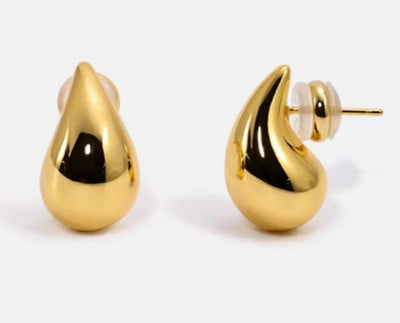 Elia Raindrop Earring 20mm in Gold