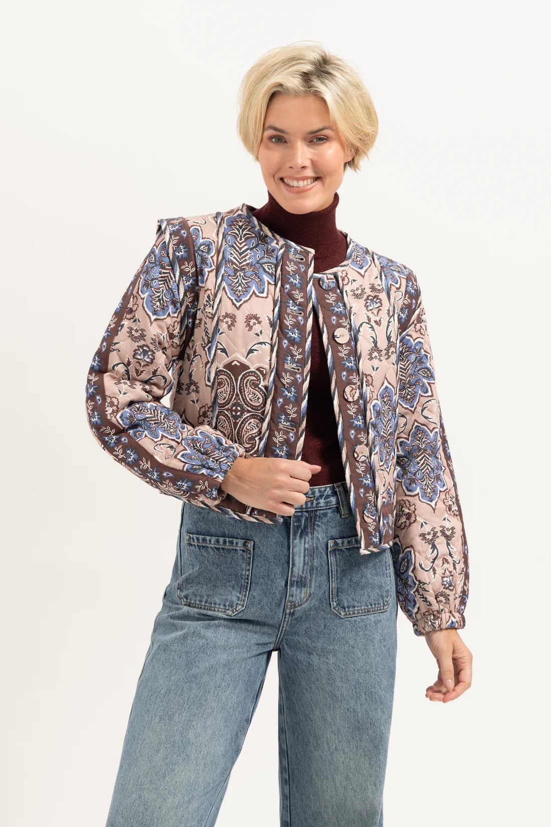The Fleury Jacket in Old Rose