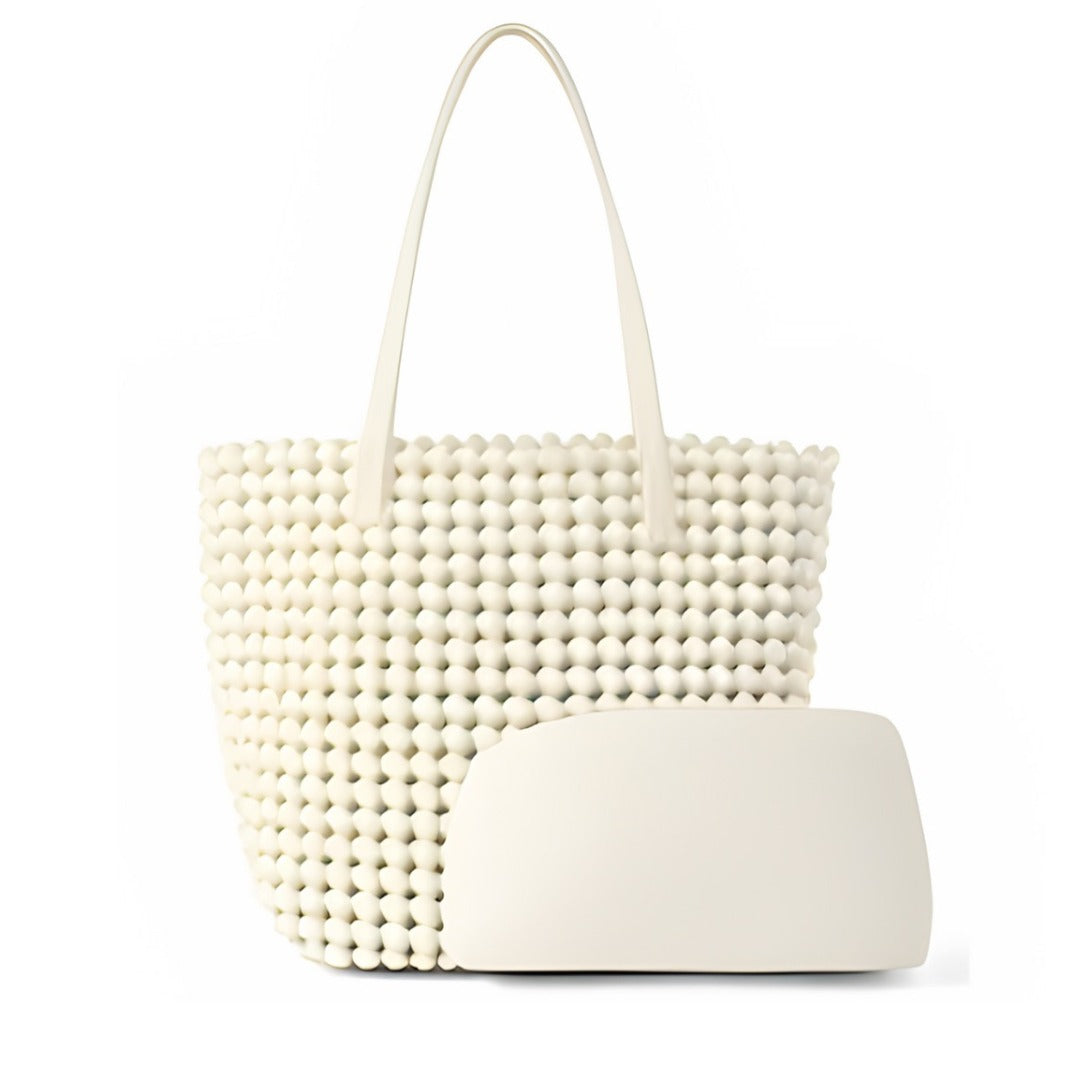 St. Martin Tote in Ivory