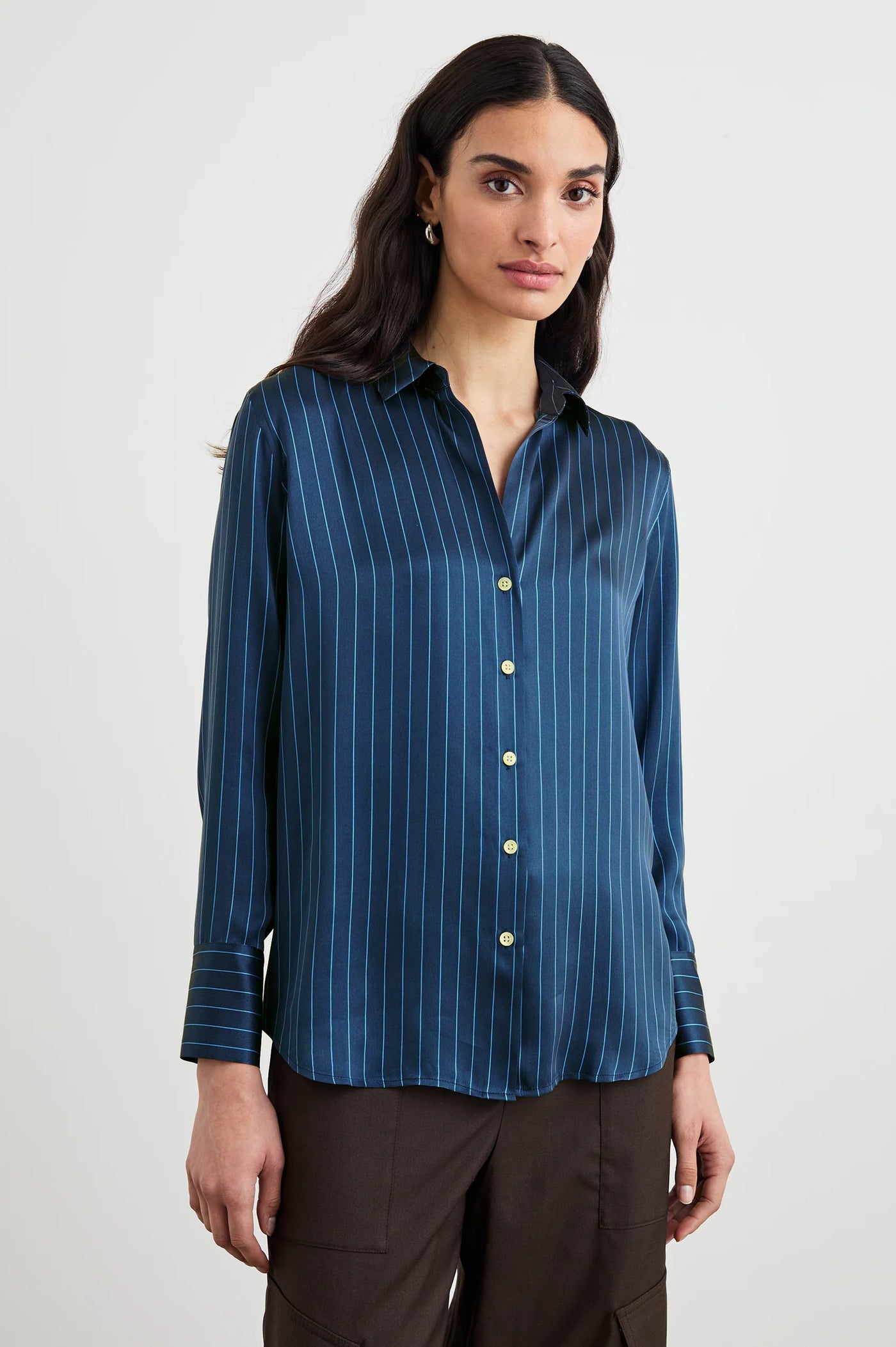 Dorian Shirt in Arctic Stripe