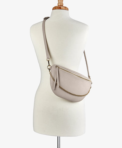Beck Sling Bag in Beechwood Pebble Grain Leather