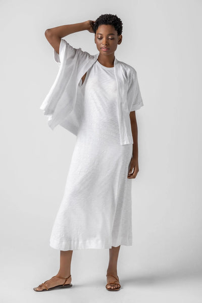 Travel Cardigan in White