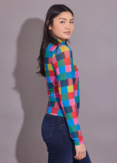 Eliza Top in Holiday Check