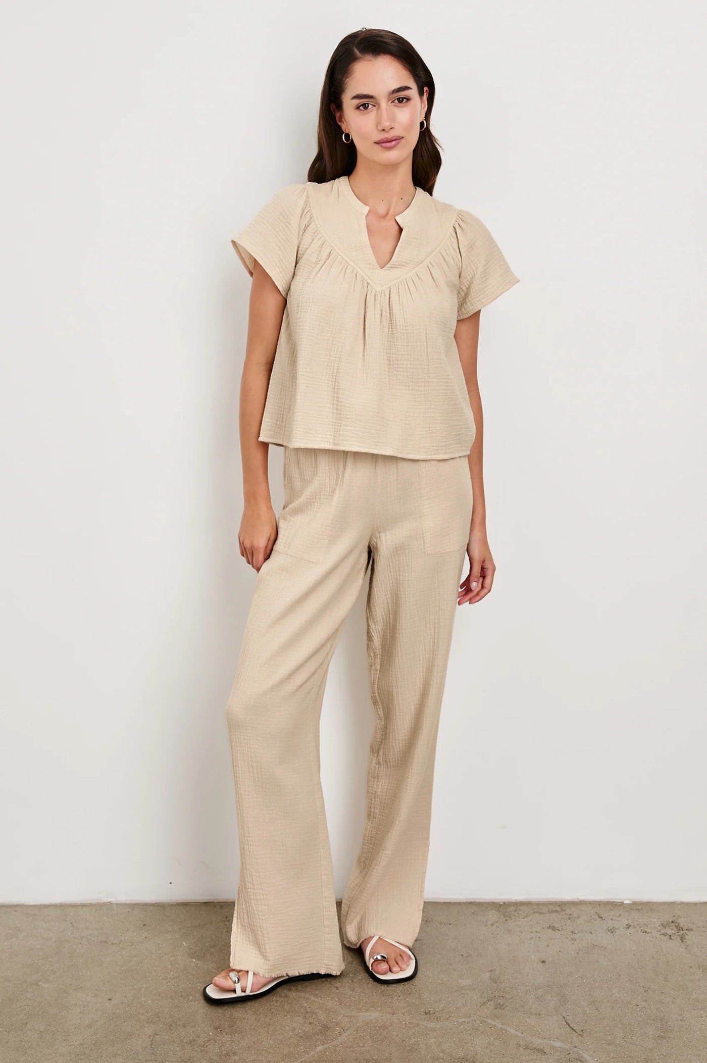 Sayer Shirt in Flax