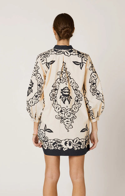 Lilian Mini Dress in Botanico Print