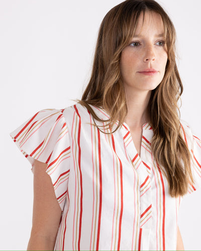 Tara Top In Breakers Stripe