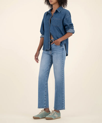 Charlotte High Rise Wide Leg in Incontestable