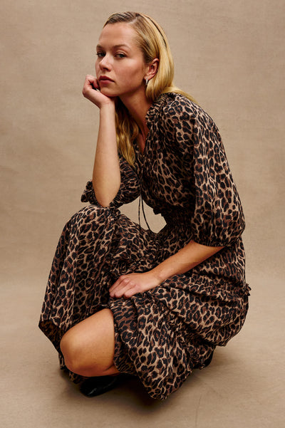 Caterine Dress in Brown Nala