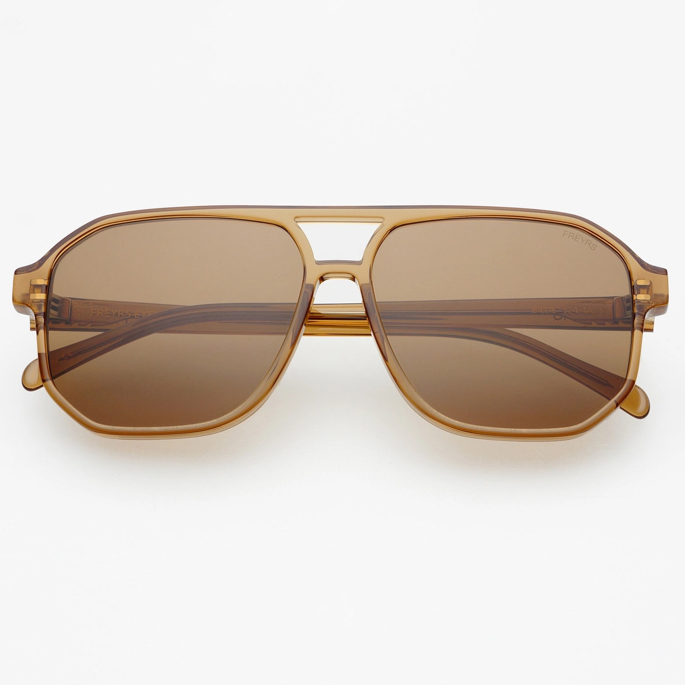 Billie Aviator Sunglasses in Brown
