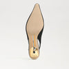 Bianka Gilded Slingback Pump in Black Brahma Hair