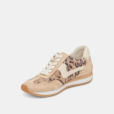 B.NTCD Sneakers in Suede Leopard