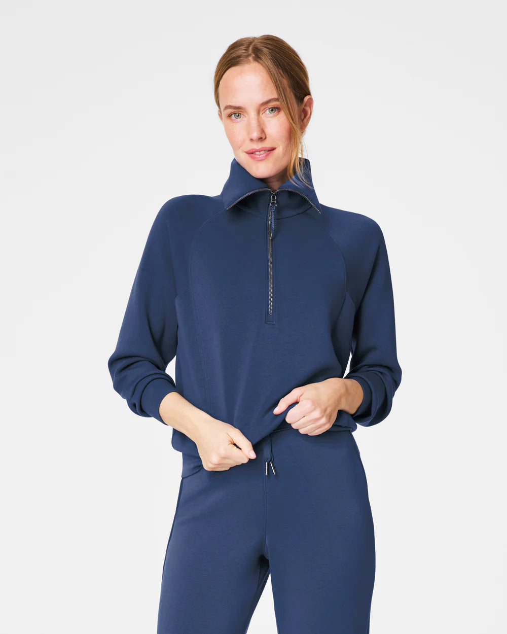 AirEssentials Half Zip Sweatshirt in Faded Indigo