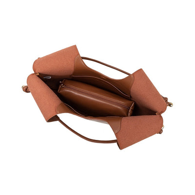 Tracy Saddle Shoulder Bag in Chestnut