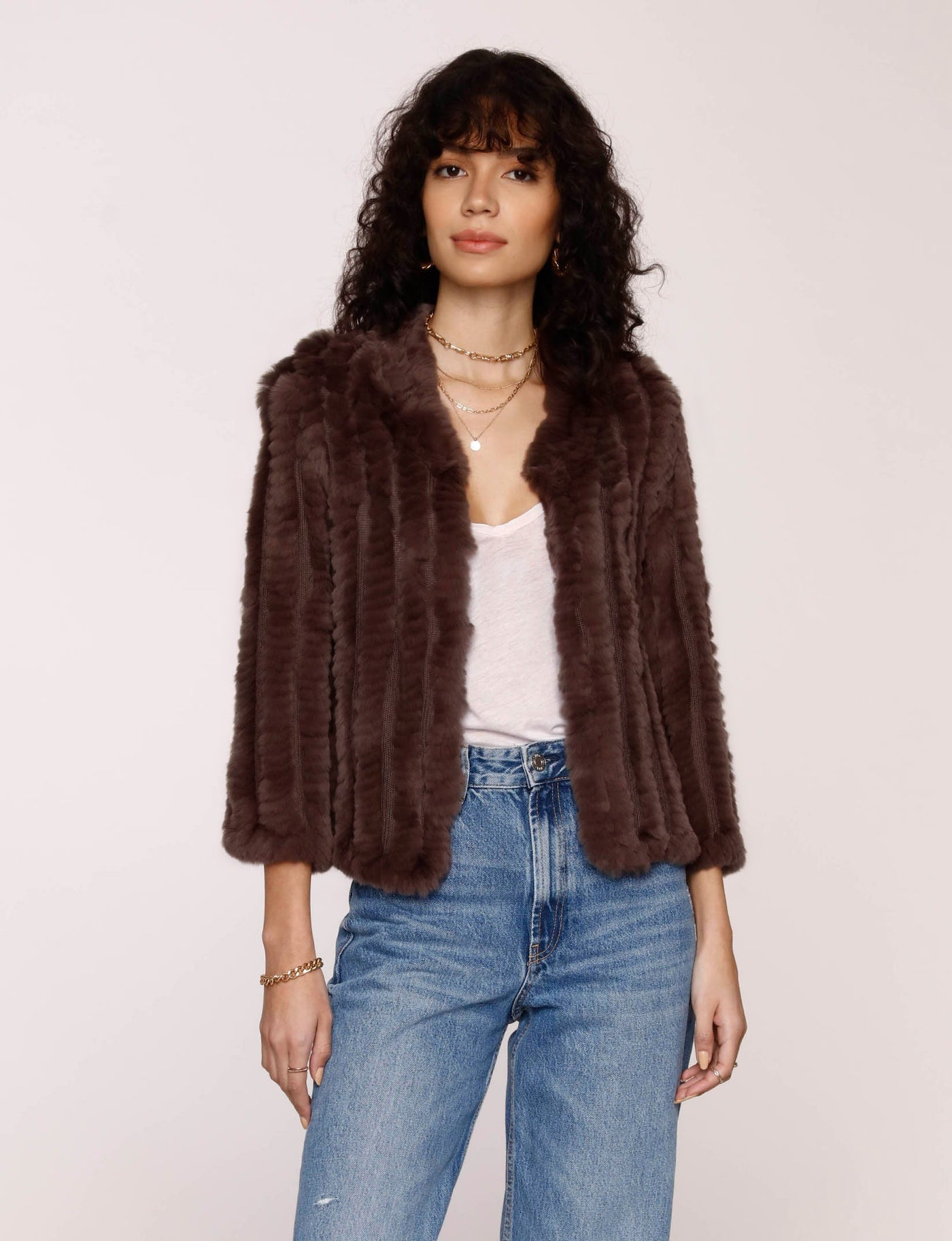 Rosa Jacket in Chocolate