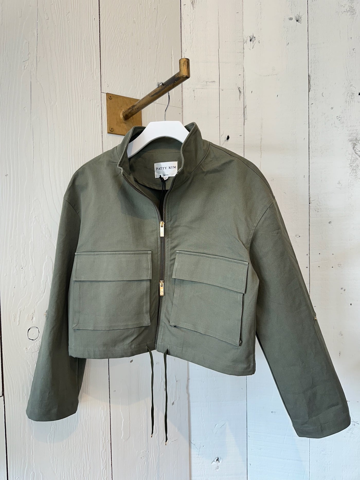 Safari Anorak Crop Jacket in Fatigue