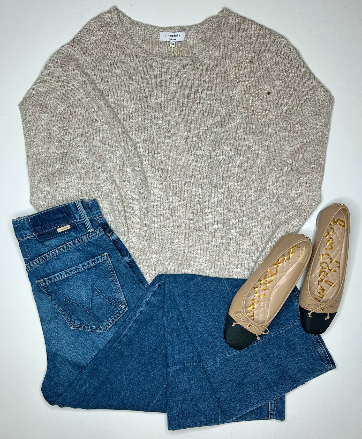 Wedge Pullover in Linen