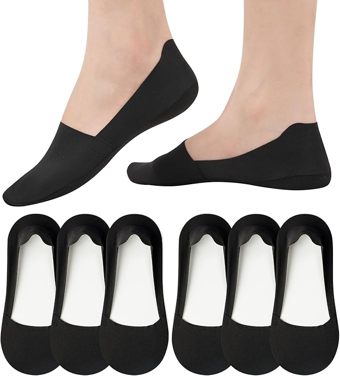 No Show Socks in Black