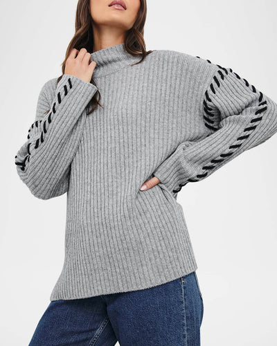 Liam Sweater in Heather Grey