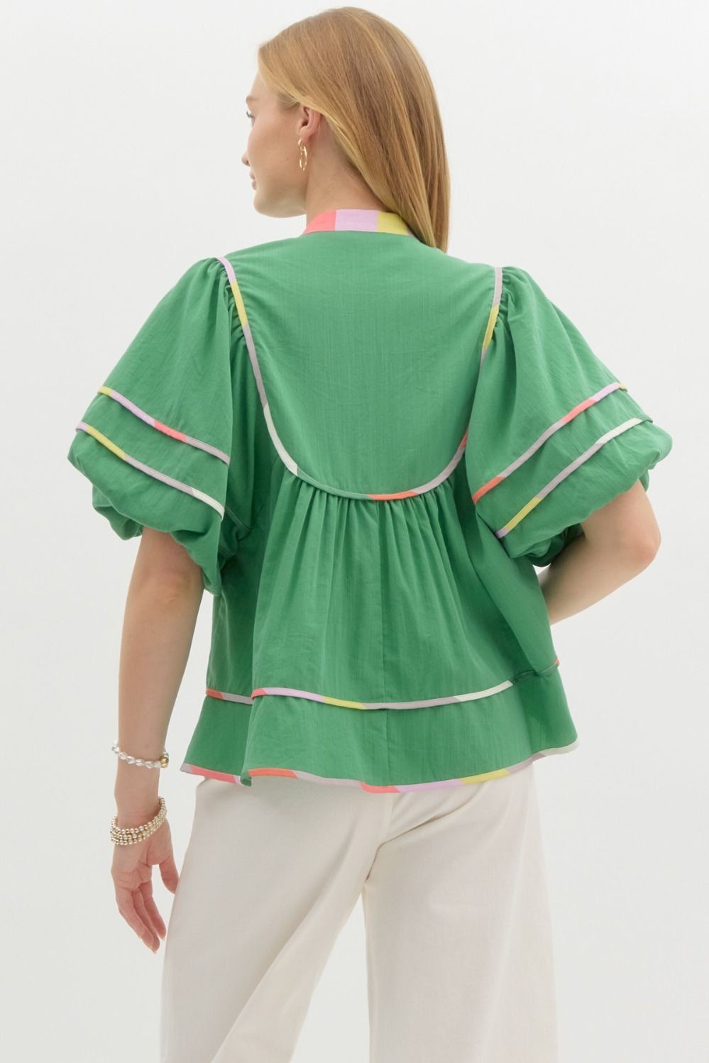 Christie Top in Green