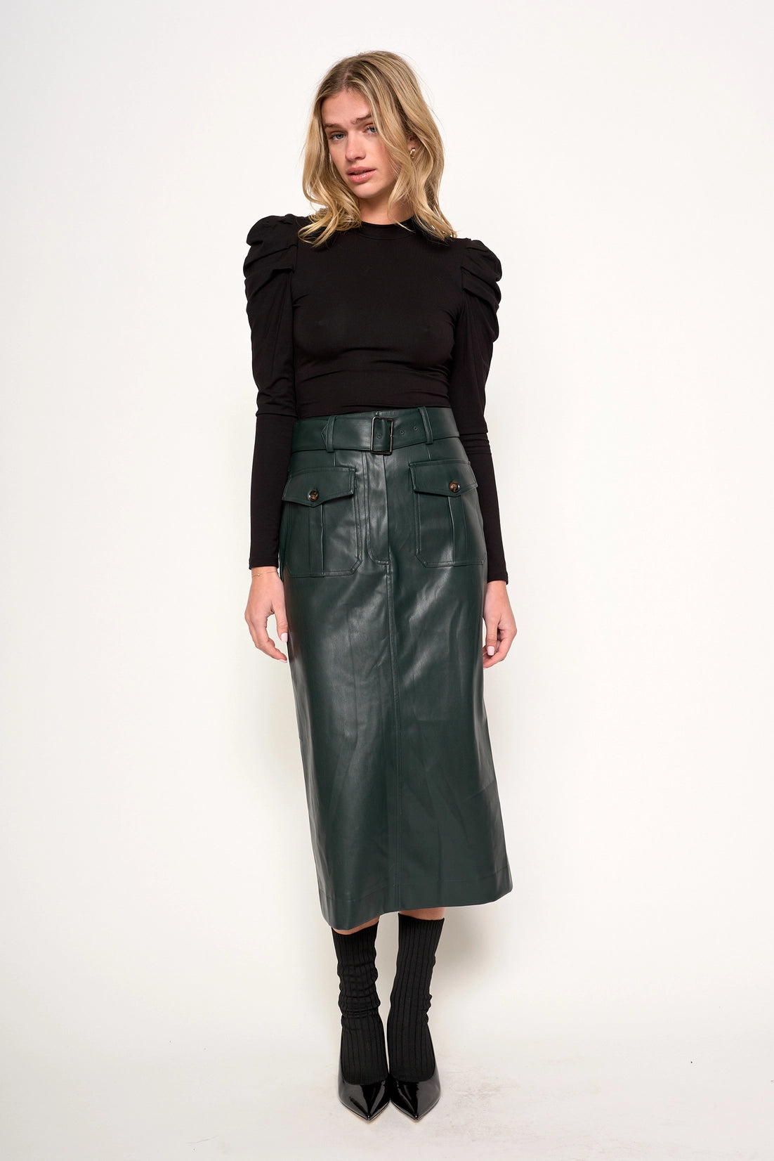 Astrid Skirt in Cerulean