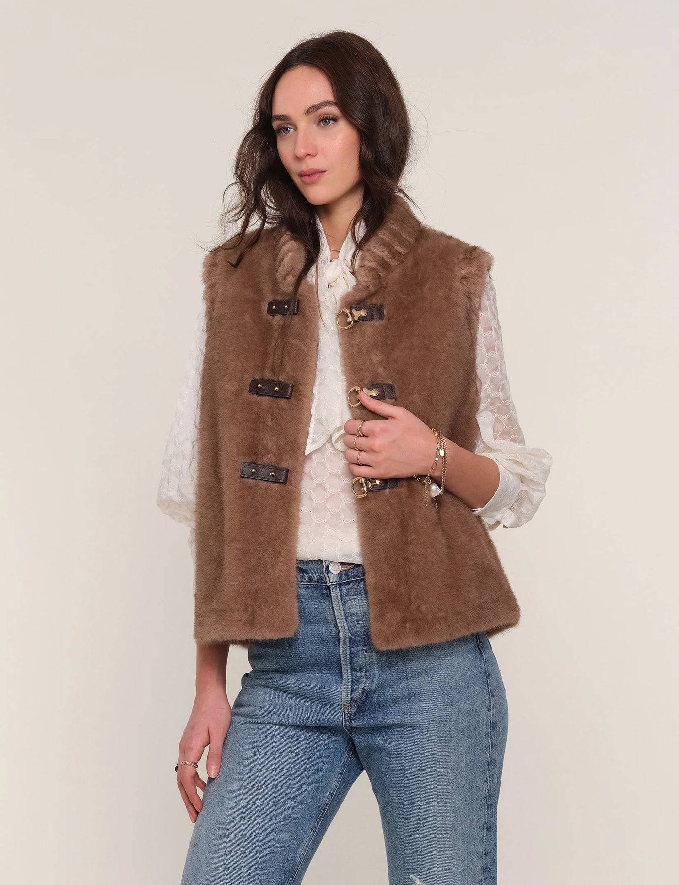 Hosk Vest in Fawn