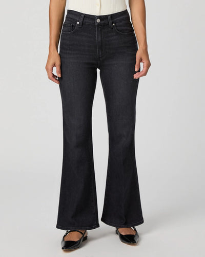 Marlow Skimmer Flare Jean in Ink Black