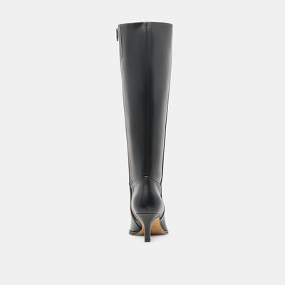 Aldy Boots in Black Leather