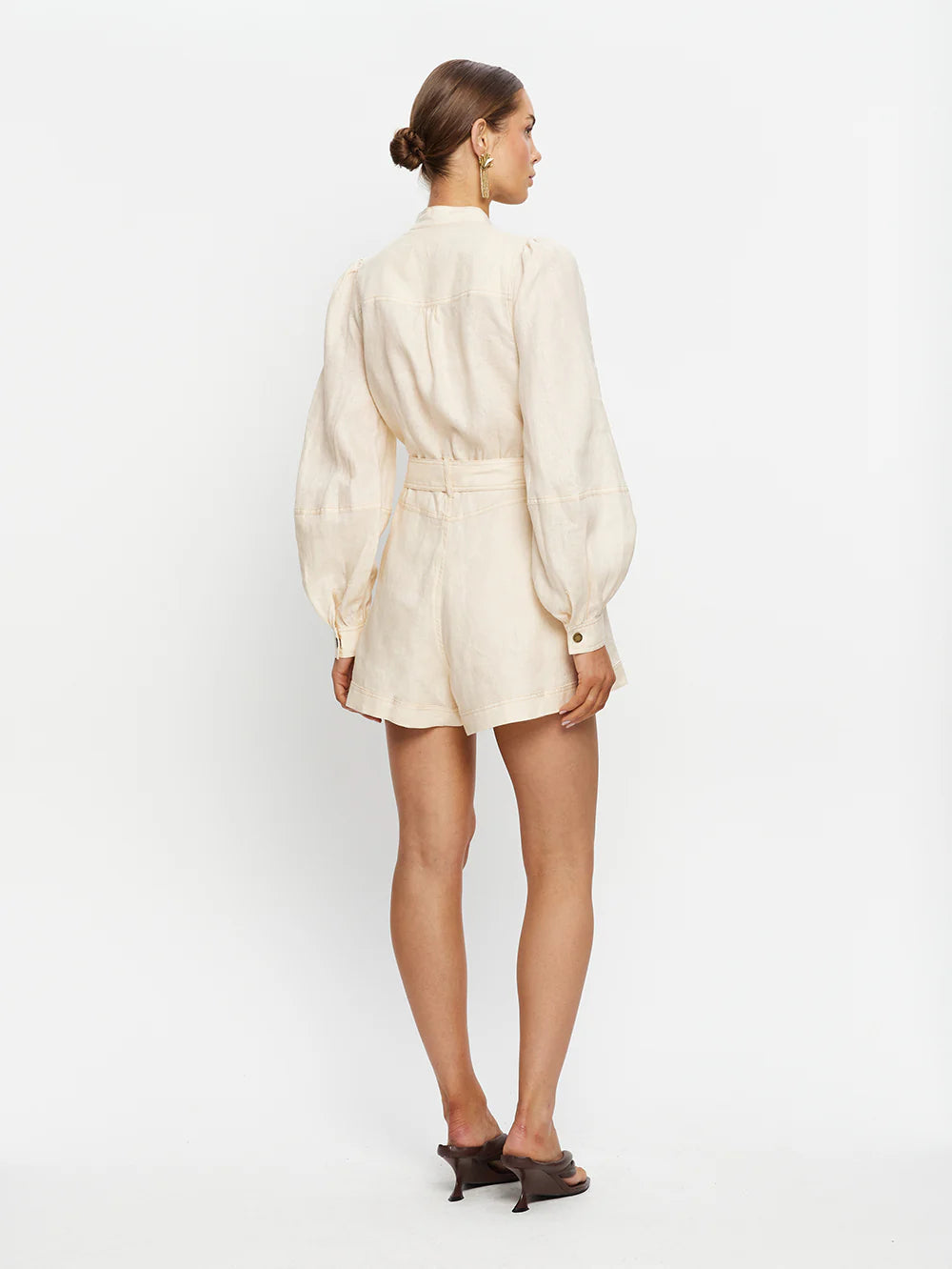 Ada Playsuit in Cream