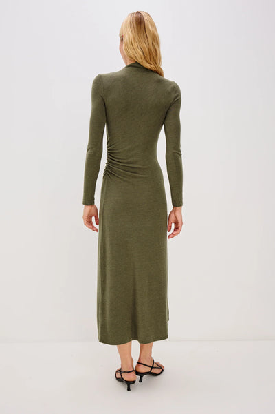 Margaret Dress in Heather Olive