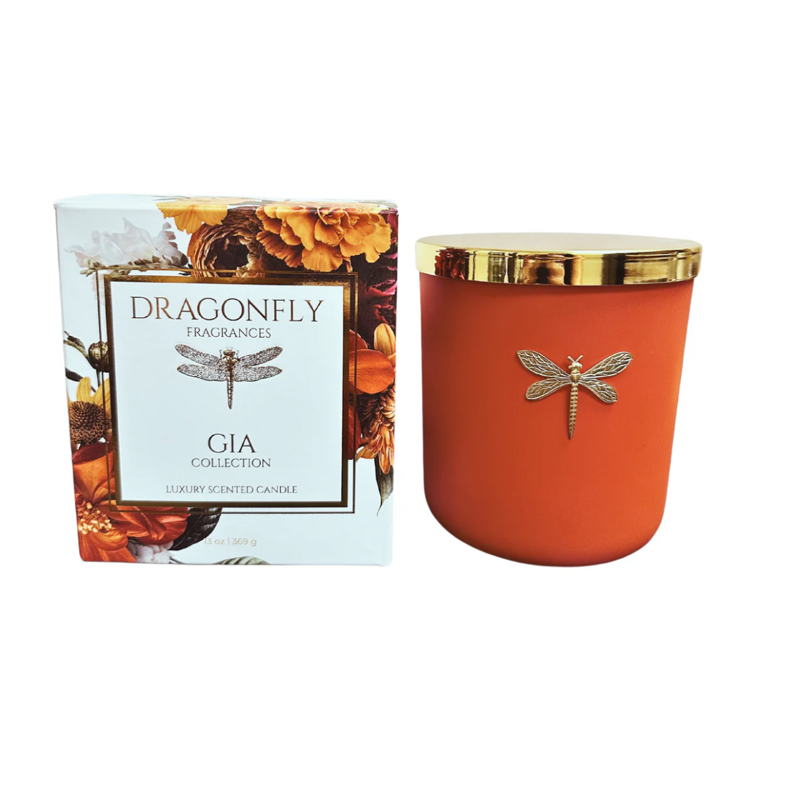 Gia Fall Orange Candle in Saguaro + Sandalwood