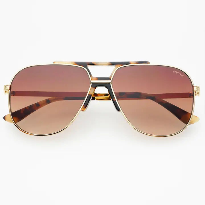 Logan Sunglasses in Brown Tortoise