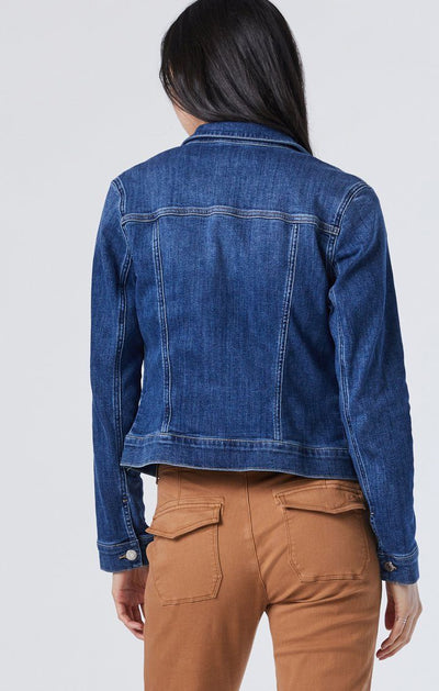 Samantha Denim Jacket in Mid Brushed Feather Blue