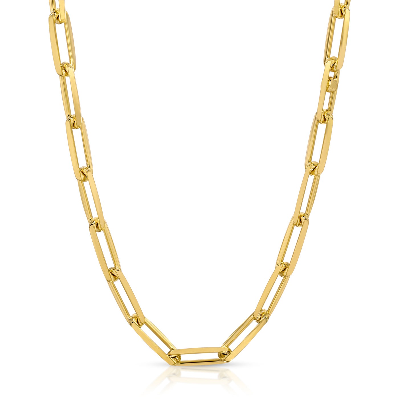 Chunky Monaco Choker in Gold