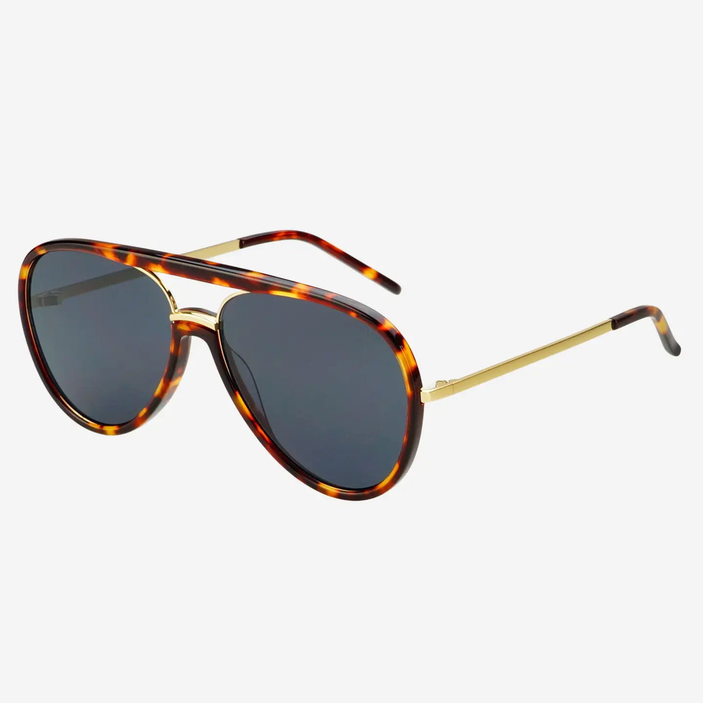 Shay Sunglasses in Tortoise / Solid Gray