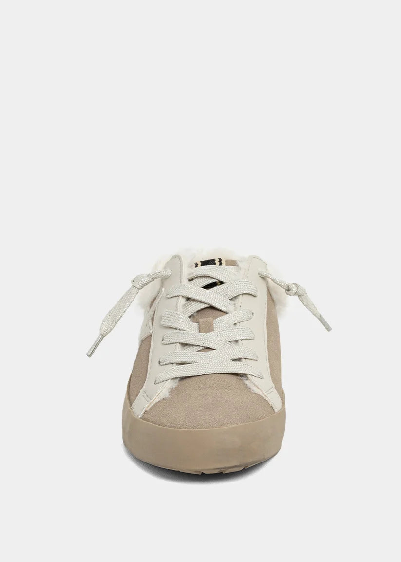 Pinah Sneaker in Taupe Suede