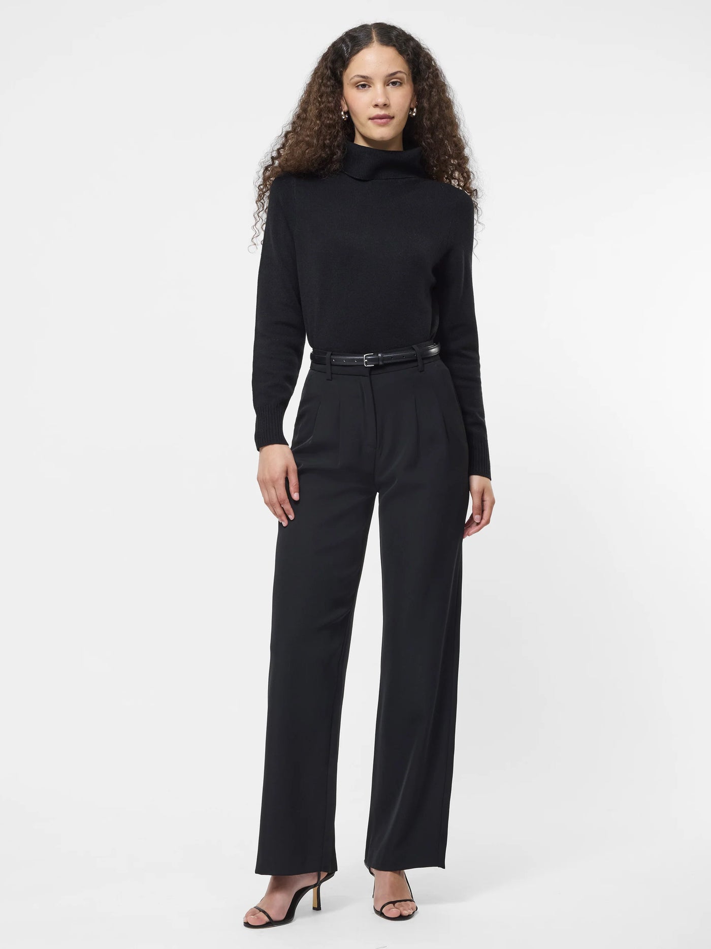 Babysoft Turtleneck Sweater in Black