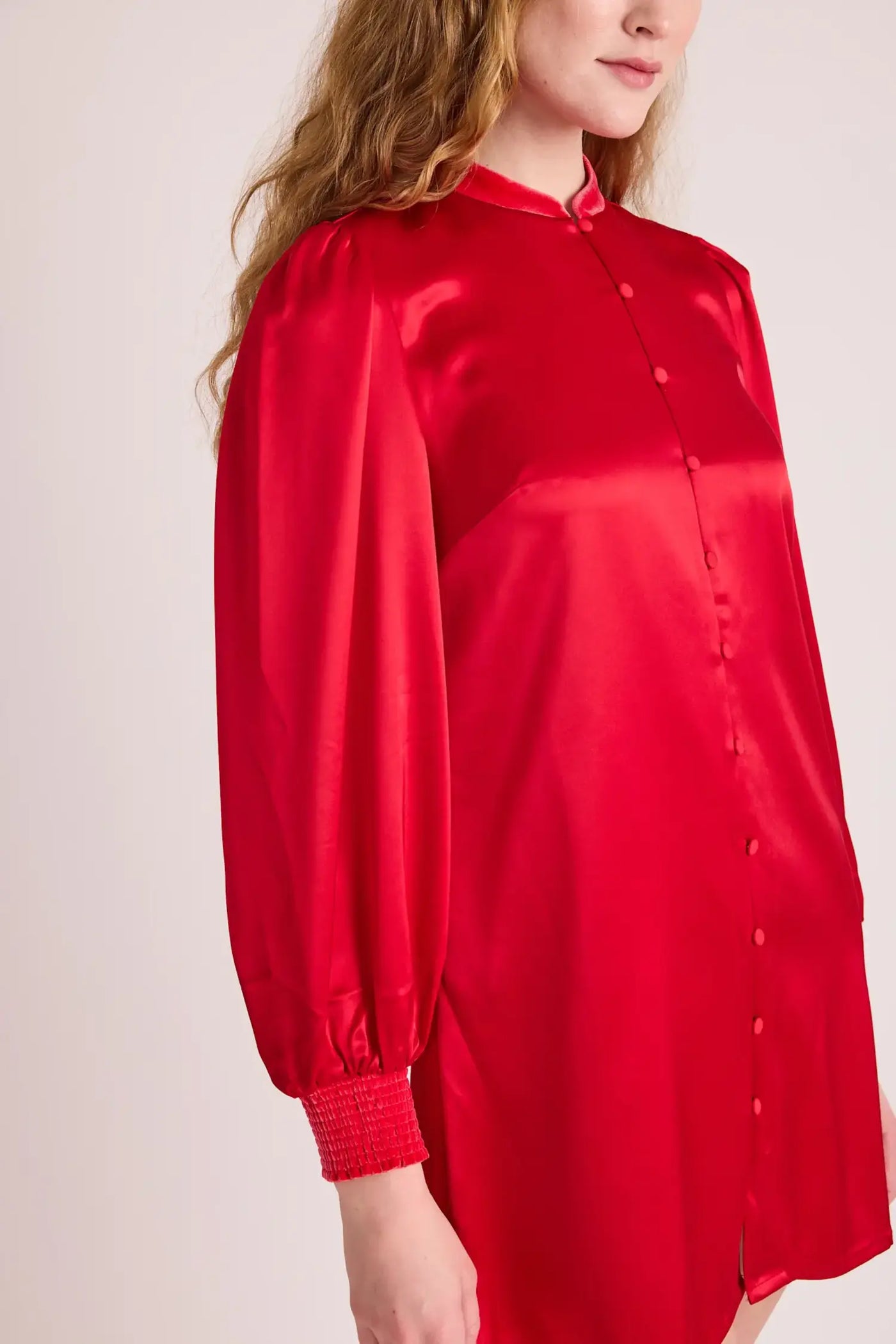 Normandy Dress in Lipstick