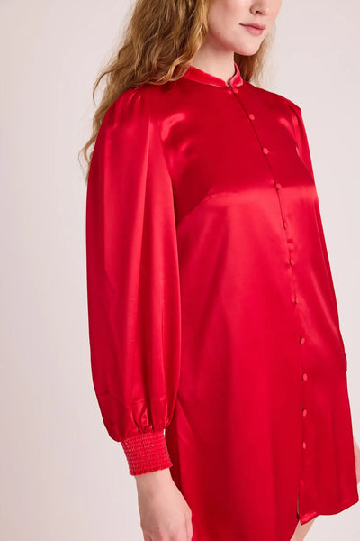 Normandy Dress in Lipstick