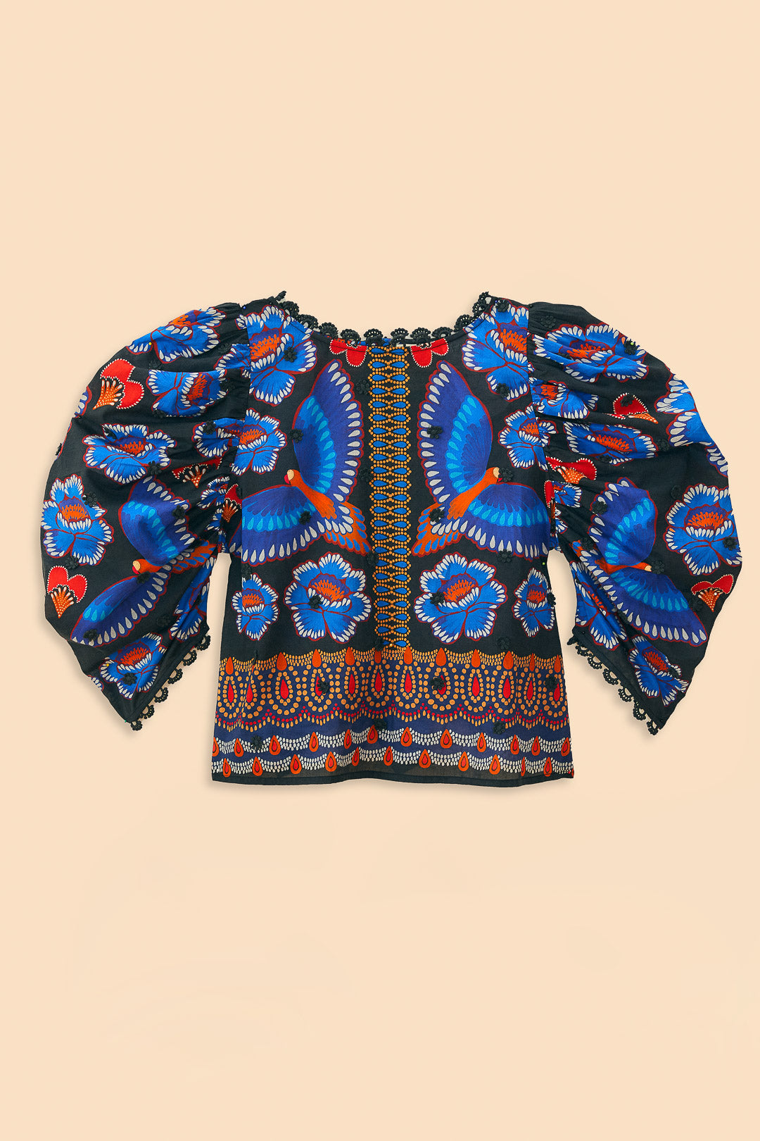 Ainika Sparkle Blouse in Black