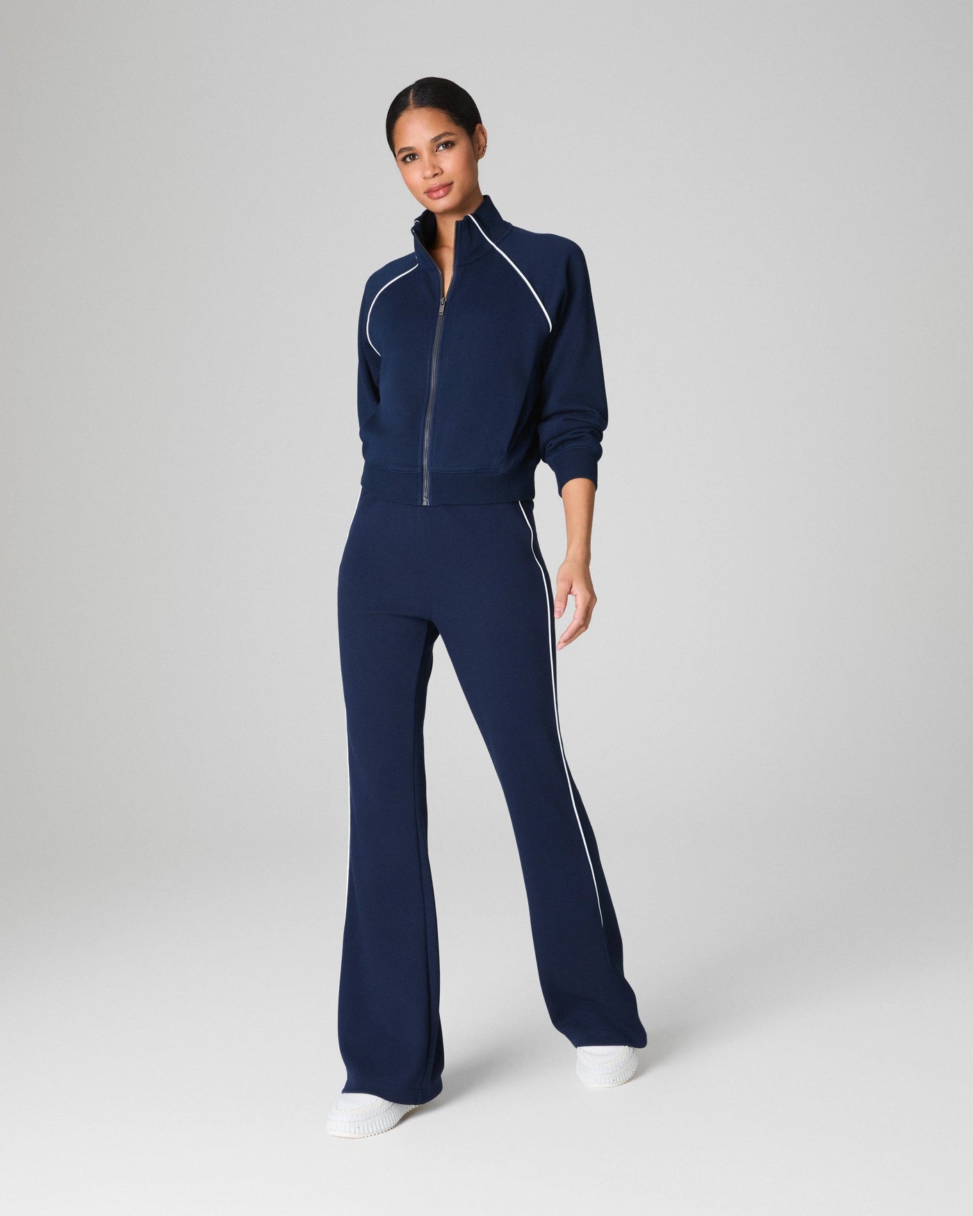 AirEssentials Pique Flare Pant in Timeless Navy