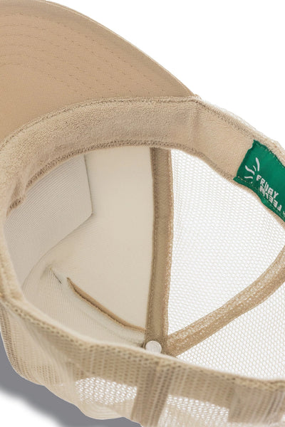 Happy Sun Trucker Hat in Tan