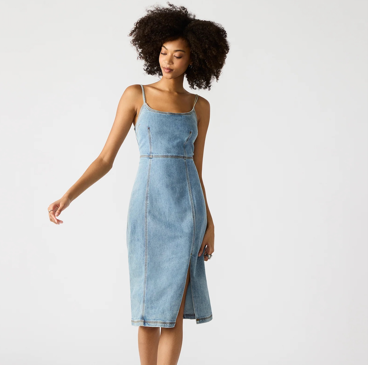 Giselle Dress in Blue Denim