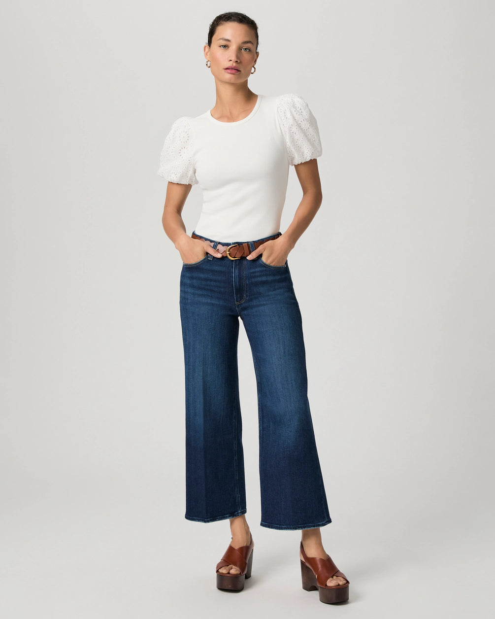 Anessa Wide Leg Jean in Overdrive